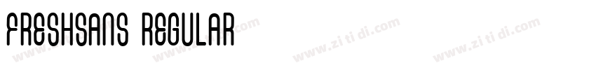 FreshSans regular字体转换 FreshSans regular字体转换
